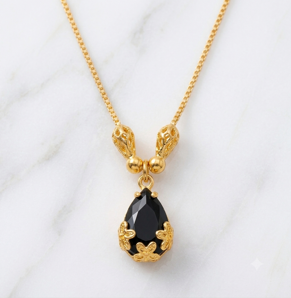 Royal Teardrop Pendant Necklace - Image 9