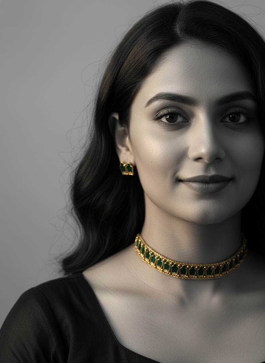 Palakka Adjustable Choker Set - Image 5