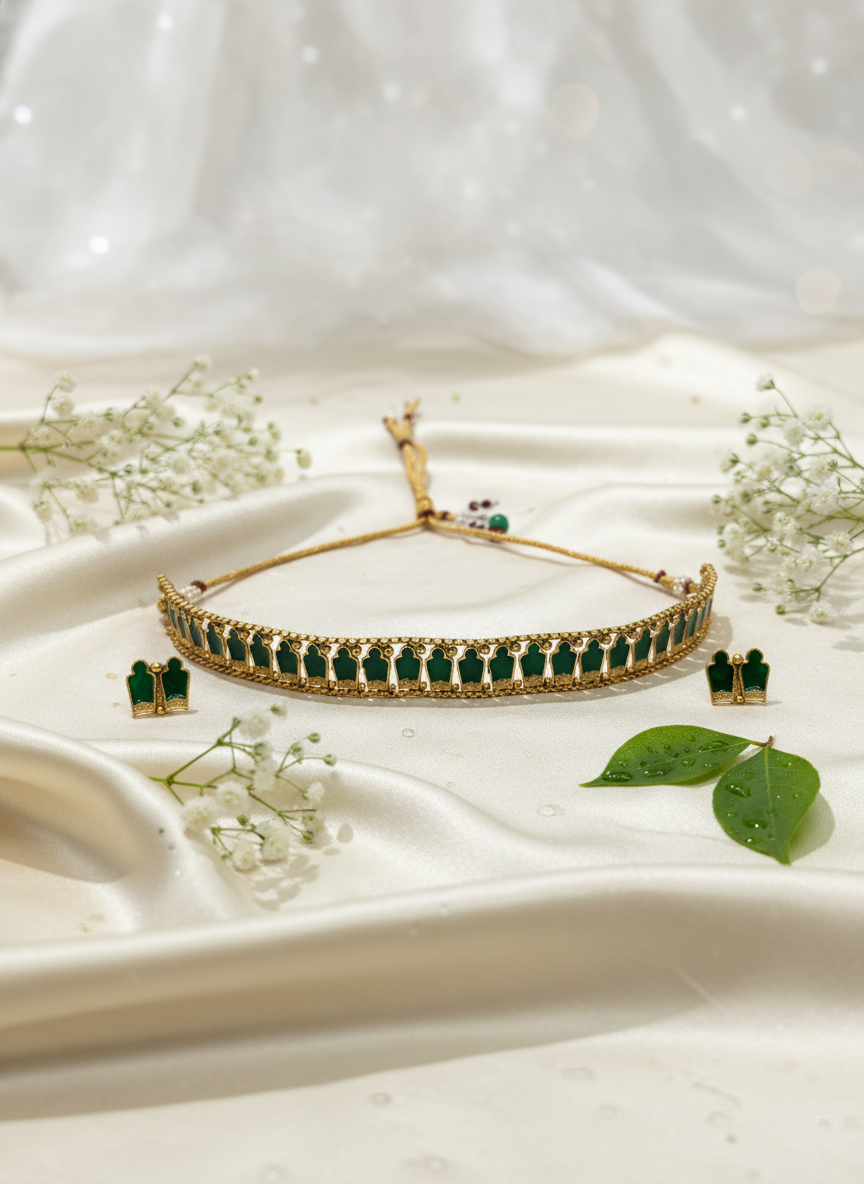 Palakka Adjustable Choker Set - Image 2