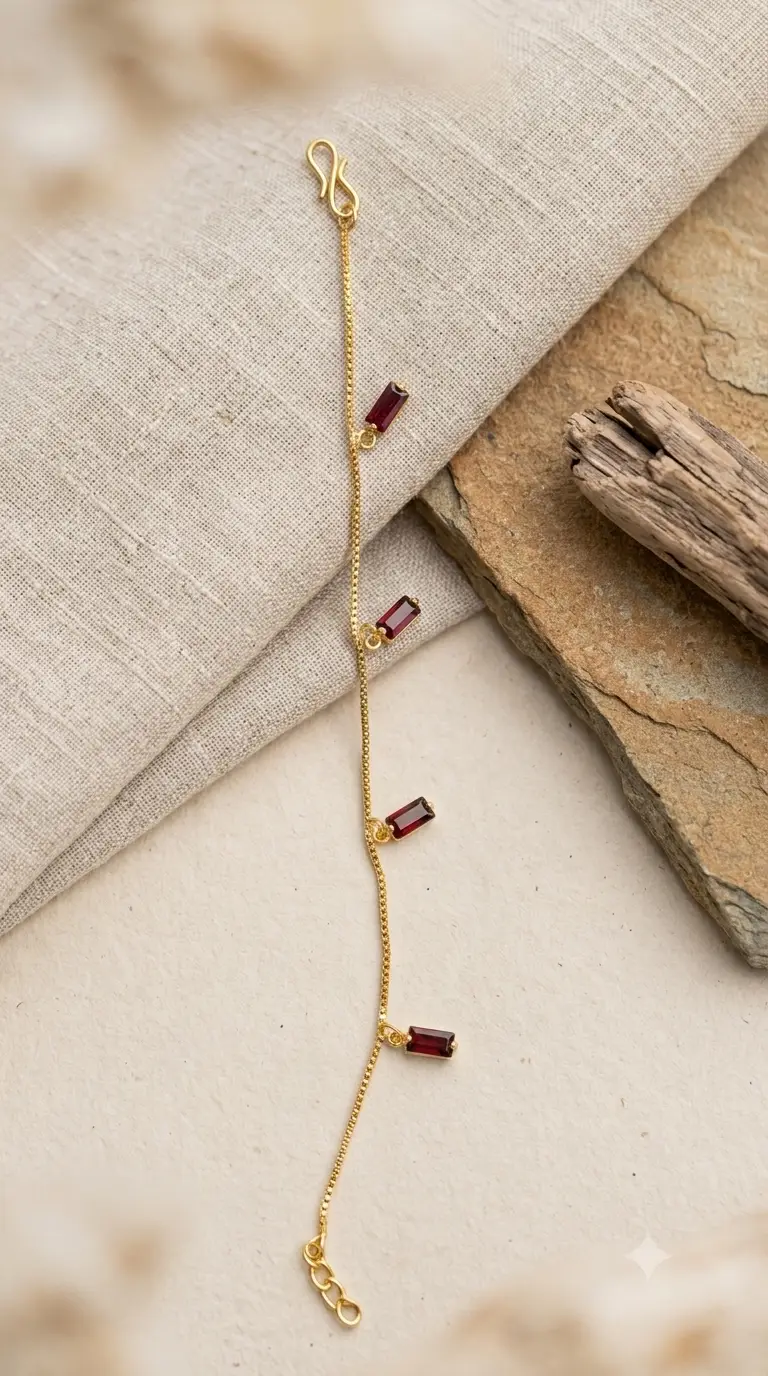 Rectangular Resin Stone Bracelet - Image 9