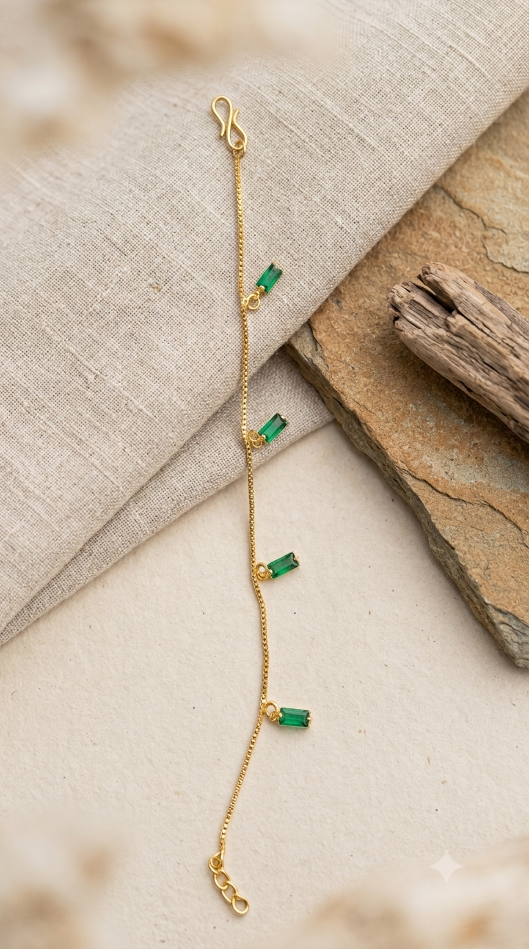 Rectangular Resin Stone Bracelet - Image 8
