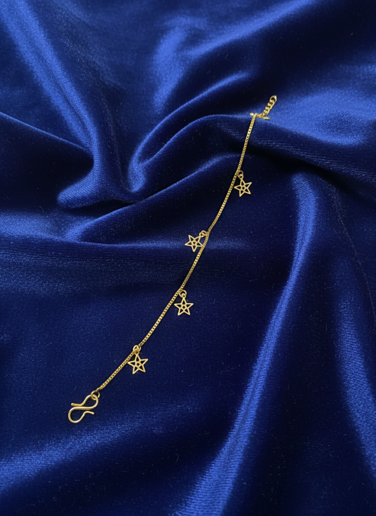 Star Charm Gold Plated Bracelet