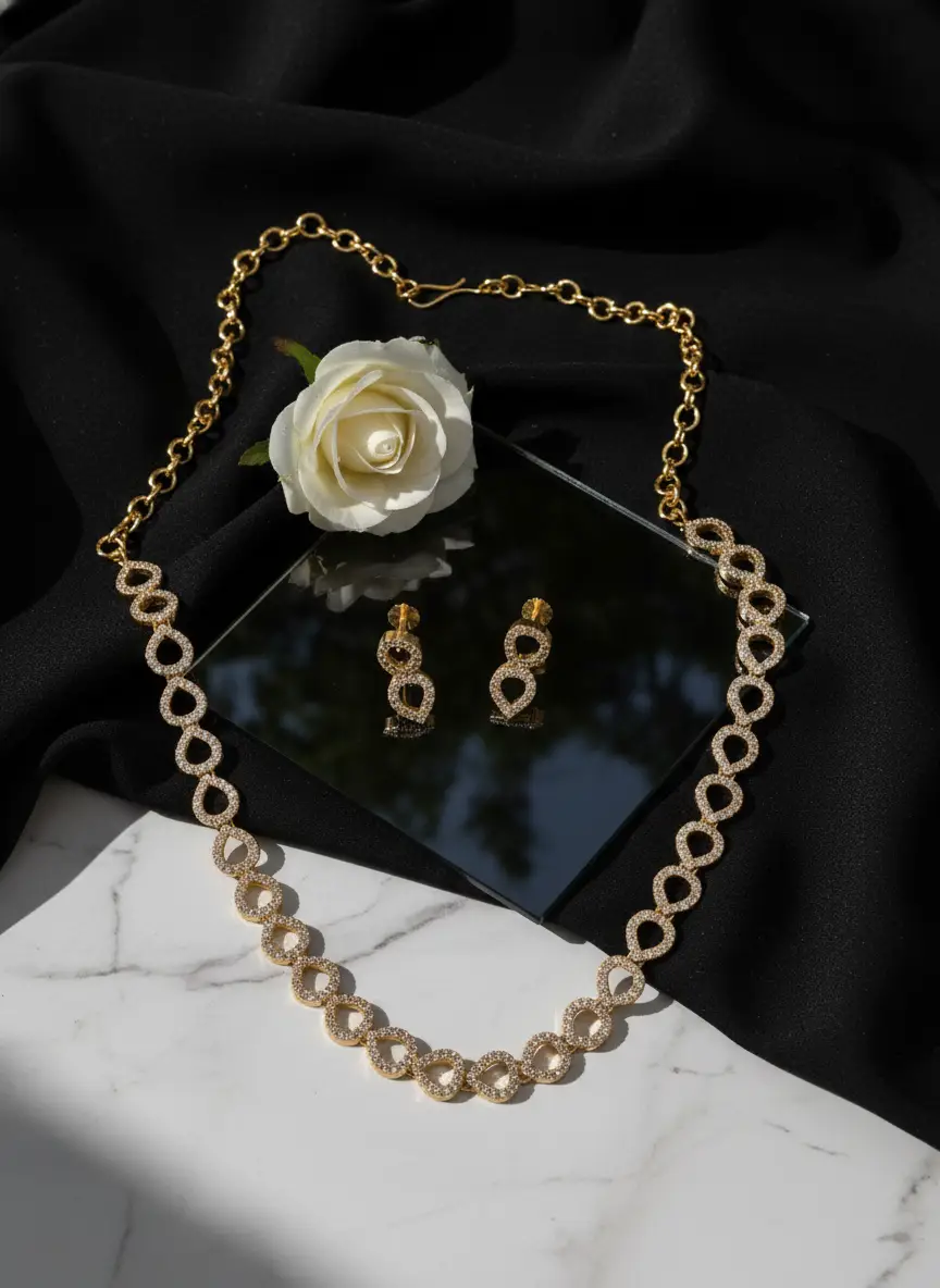 Dazzling American Diamond Set - Image 3