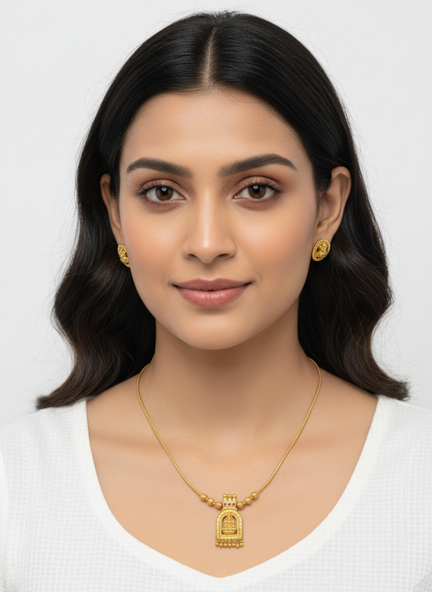Lakshmi Arch Necklace Set - Image 4